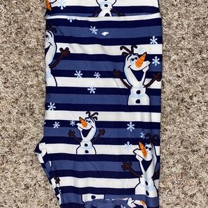 NWOT Disney lularoe Olaf legging